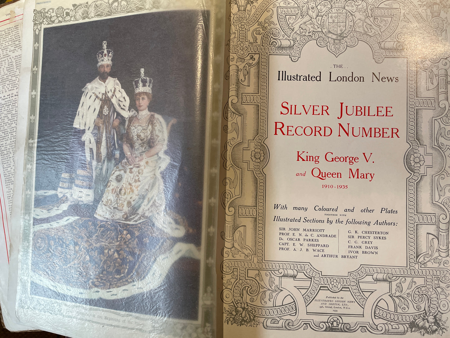 The Illustrated London News Silver Jubilee King George V and Queen Mary 1935