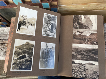 1920's to 60's photograph and postcard travelogue album