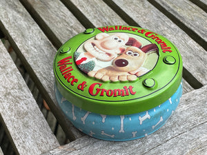 Wallace and Gromit Jelly Bones Tin 9cm diameter