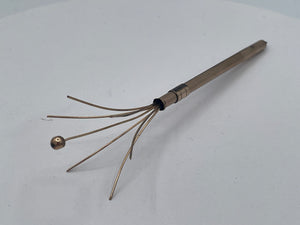 Vintage Rolled Gold Propelling Cocktail Swizzle Stick