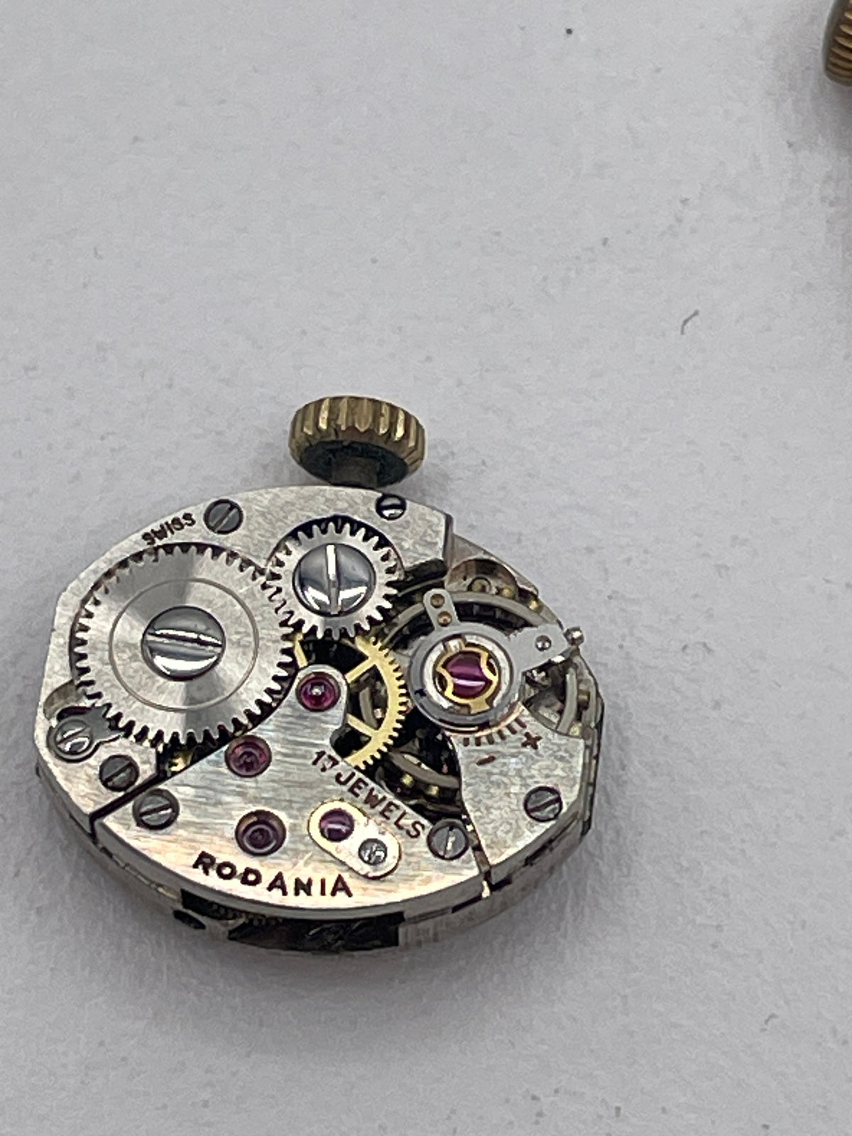 Vintage Swiss Watch Movement Job Lot – Omega 620, Rodania and W&H