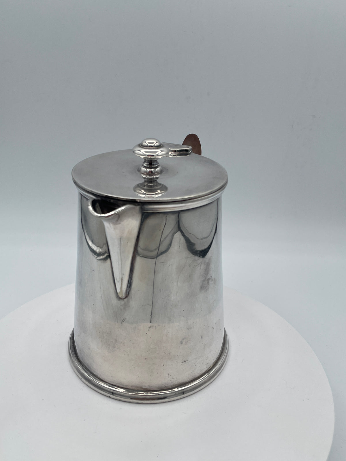 Vintage Silver Plated Coffee Pot, Antique H&CS EP Hot Water Jug, Retro Tableware