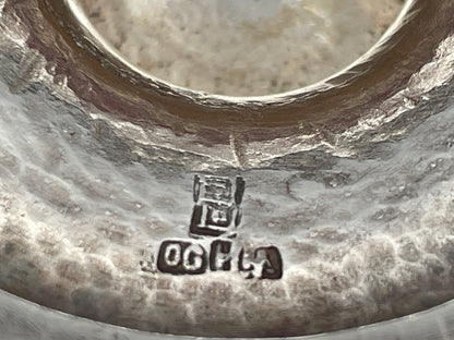 Antique Chinese Export Silver Bonbon Dishes, Pair of Wang Hing WH90 Footed Bowls, Late 19th Century Tableware