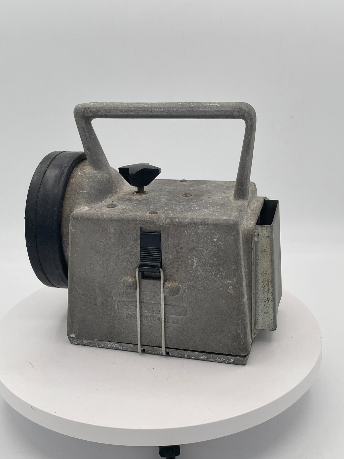 Vintage British Rail Bardic Signal Lamp, Cast Aluminium Railway Handlamp, Southampton, c.1960s