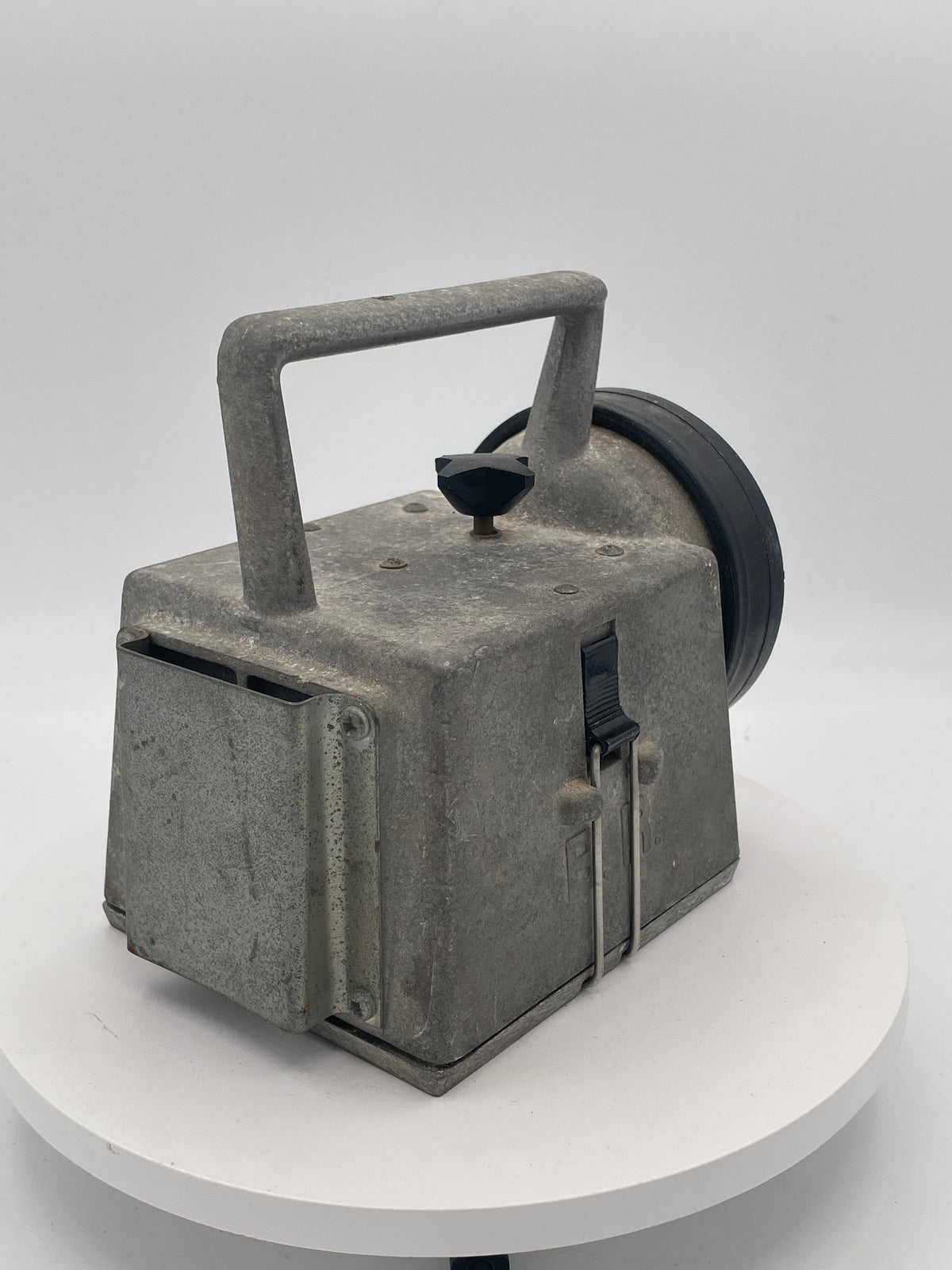 Vintage British Rail Bardic Signal Lamp, Cast Aluminium Railway Handlamp, Southampton, c.1960s
