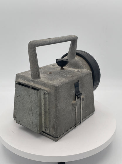 Vintage British Rail Bardic Signal Lamp, Cast Aluminium Railway Handlamp, Southampton, c.1960s