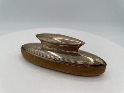 Edwardian Sterling Silver Nail Buffer - Birmingham 1910 Dressing Table Accessory