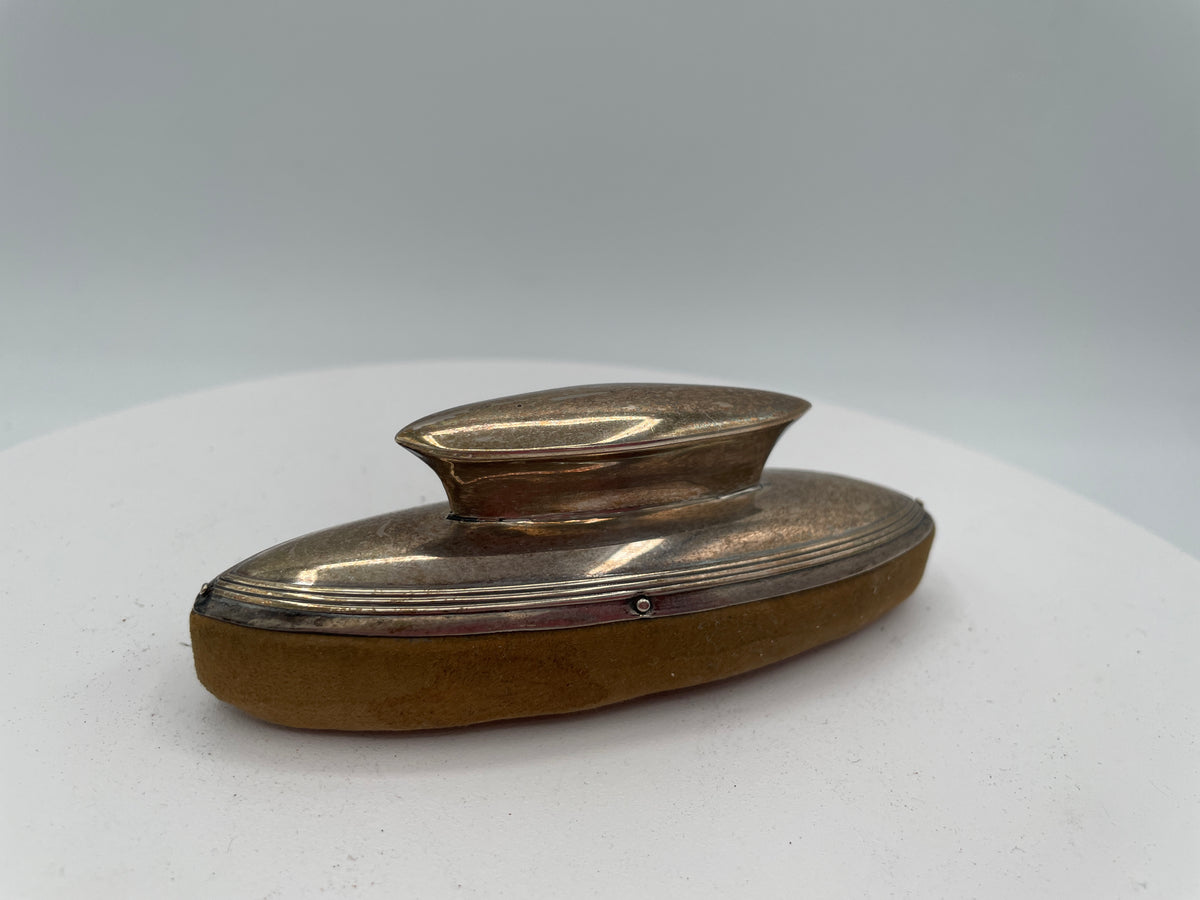 Edwardian Sterling Silver Nail Buffer - Birmingham 1910 Dressing Table Accessory