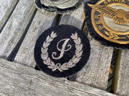 Three original WW2 Royal Airforce patch badges