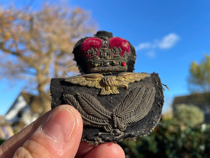 Three original WW2 Royal Airforce patch badges