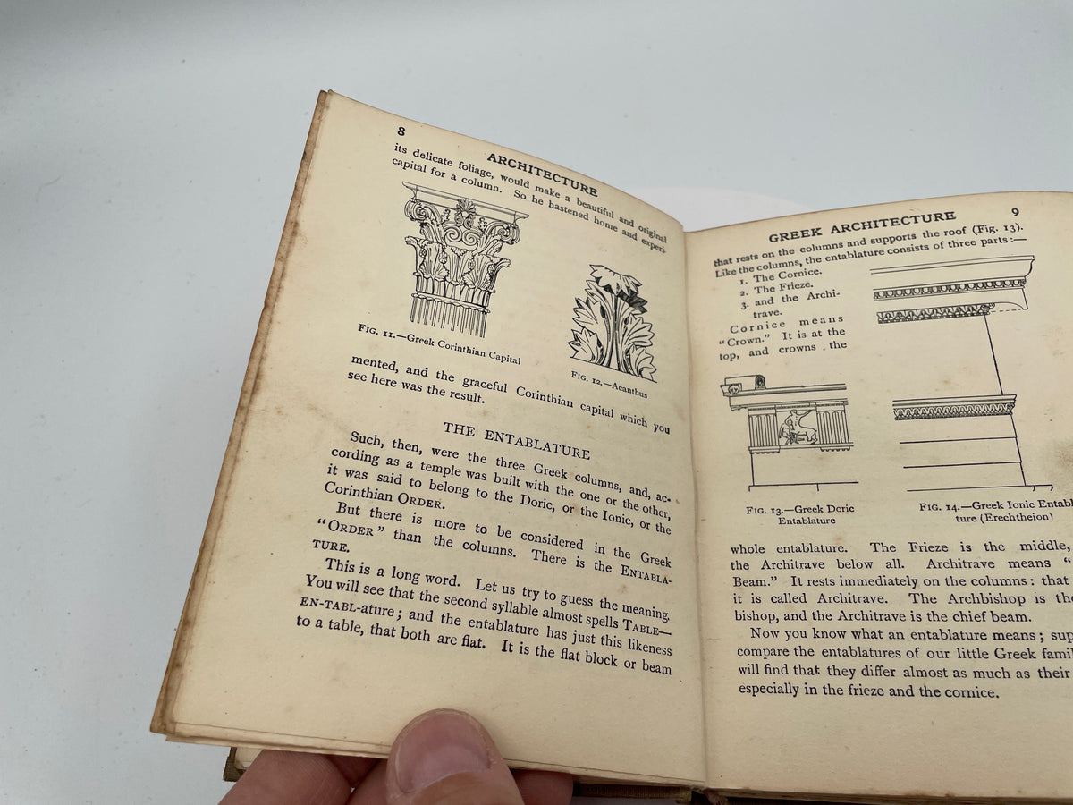 Antique "Architecture Shown to the Children" Book by Gladys Wynne - Jack / Nelson & Sons