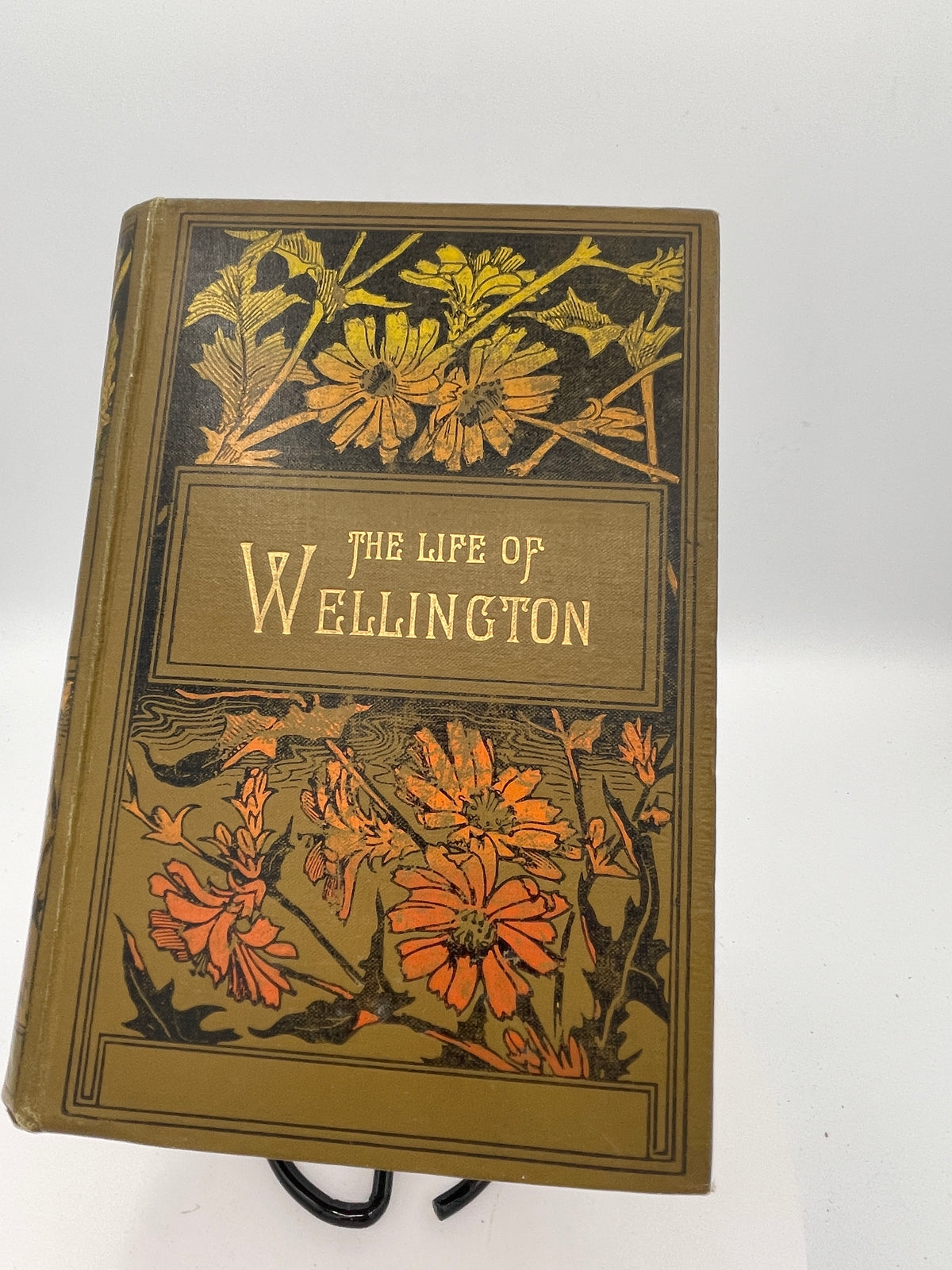 Antique 1900 Life of the Duke of Wellington by W.H. Maxwell - Decorative Binding