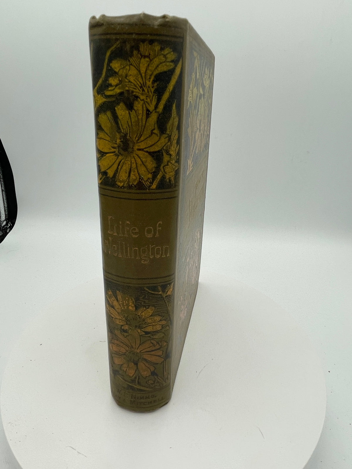 Antique 1900 Life of the Duke of Wellington by W.H. Maxwell - Decorative Binding