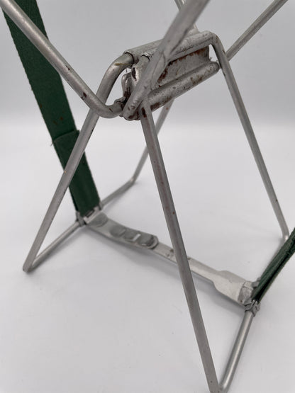 Vintage 1950s/1960s Folding Metal & Canvas Camping Fishing Stool