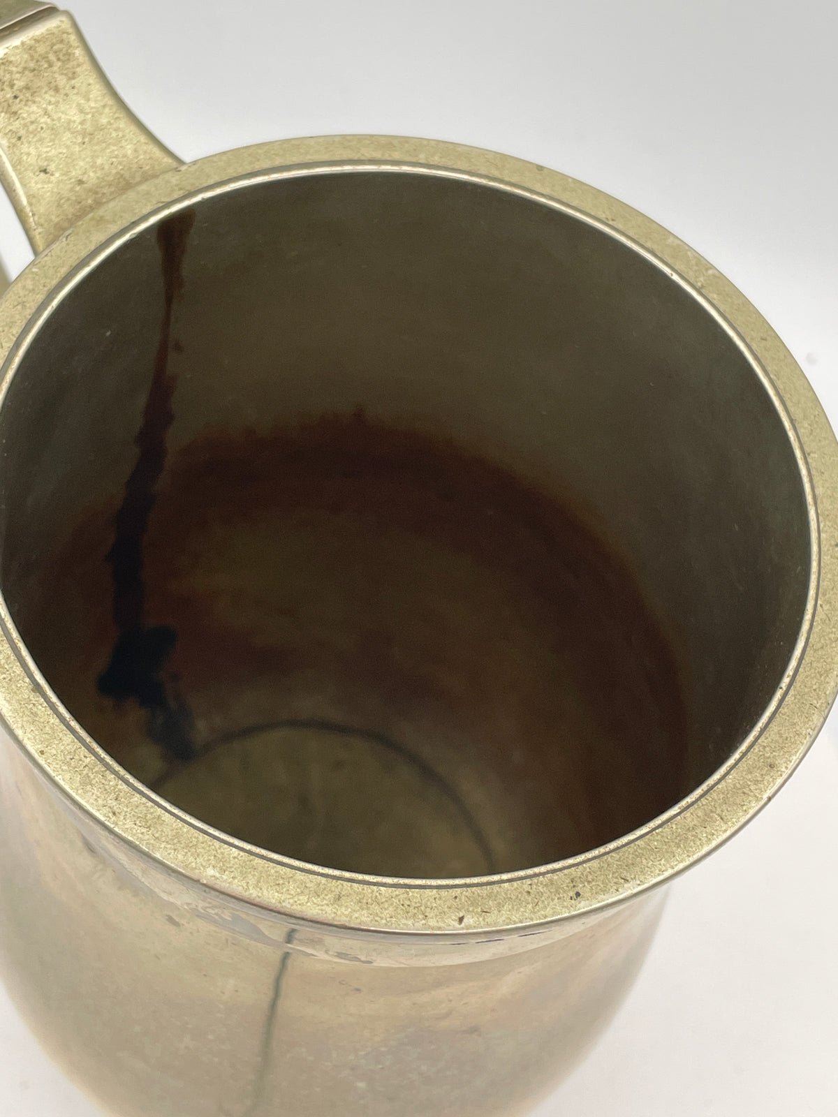 Vintage English Pewter Quart Tankard by G. Davis & Sons London– 1 Quart Capacity