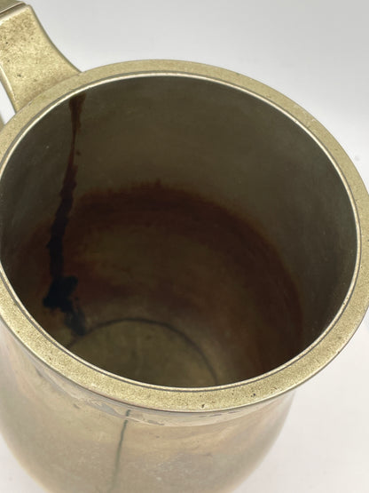 Vintage English Pewter Quart Tankard by G. Davis & Sons London– 1 Quart Capacity