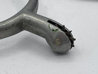 Vintage English "Best Super Nickel" Equestrian Riding Spurs – Mid-20th Century