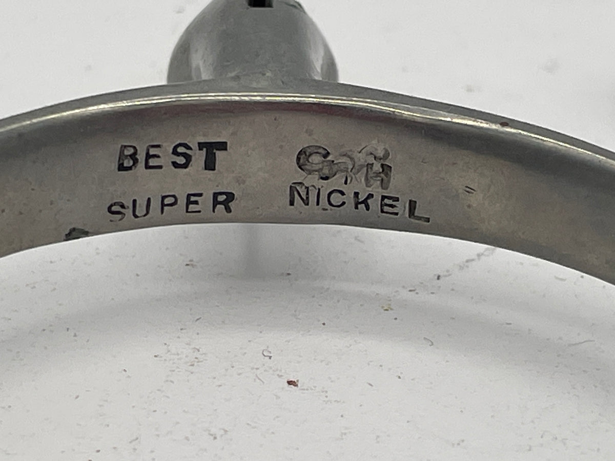 Vintage English "Best Super Nickel" Equestrian Riding Spurs – Mid-20th Century