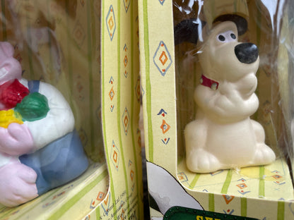 Complete set of four original Wallace and Gromit salt and pepper pots