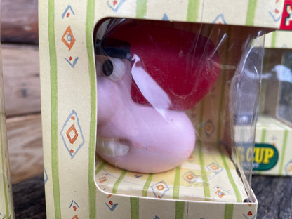 Complete set of four Wallace and Gromit Egg cups in original packaging