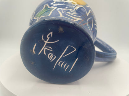 Jean-Paul Landreau Studio Art Pottery Jug - 16cm Modernist Picassoesque Ceramic