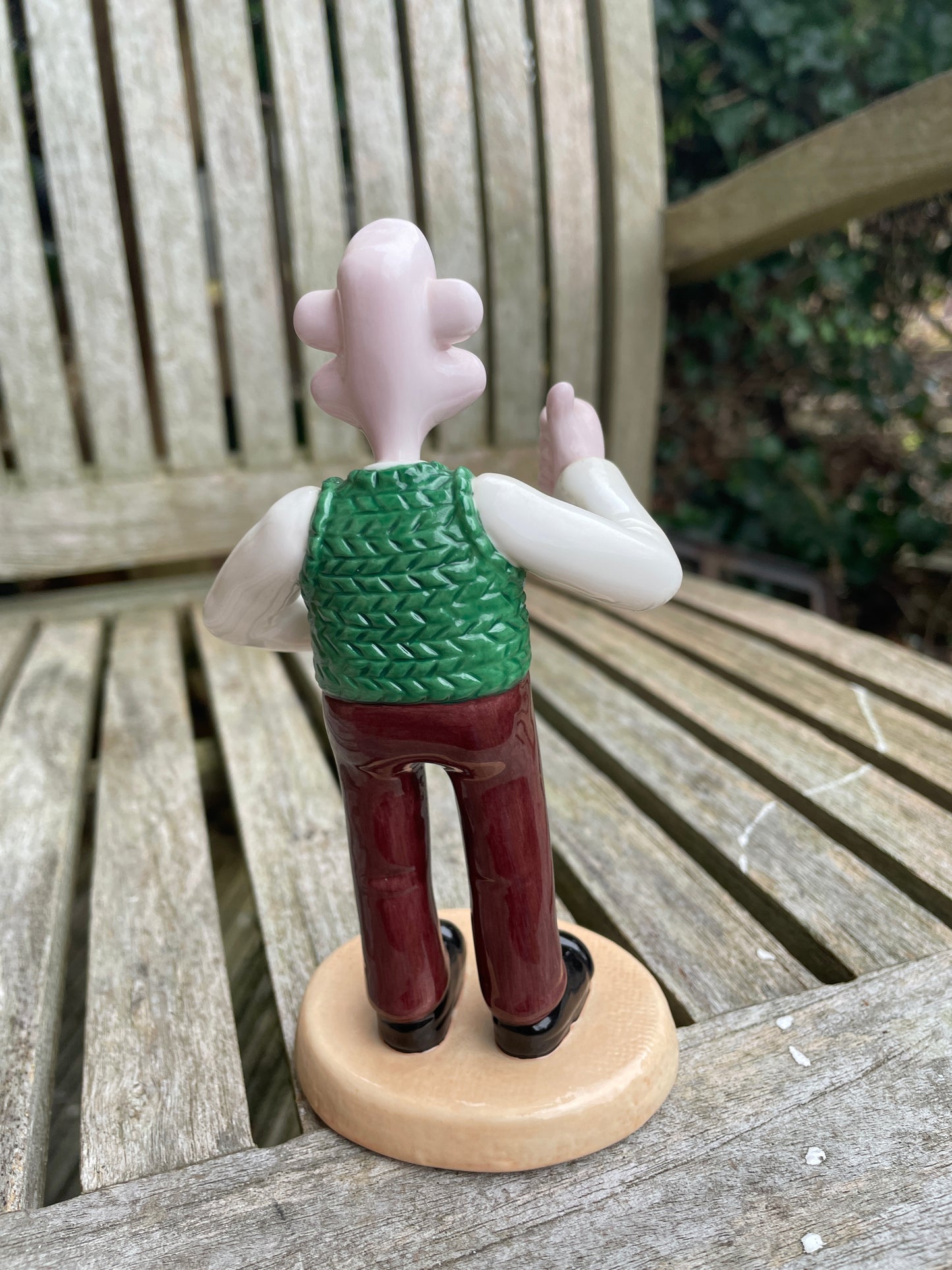 First Edition Wallace and Gromit Coalport hand painted porcelain Wallace figurine 14.5cm tall 2004