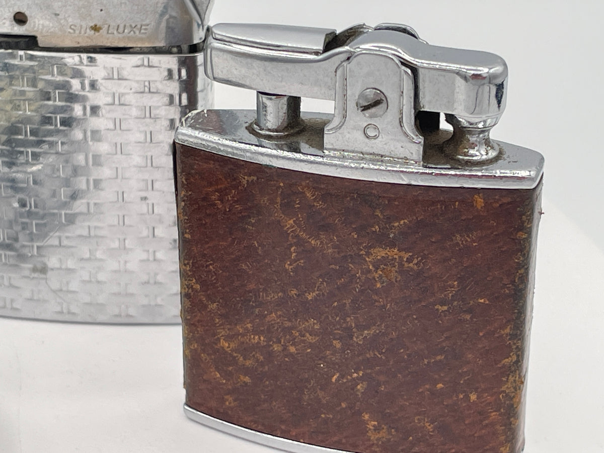 Vintage Sextet of Collectible Pocket Lighters: Ronson, Sim, and Marilyn Monroe Champ – Mid-20th Century & Modern