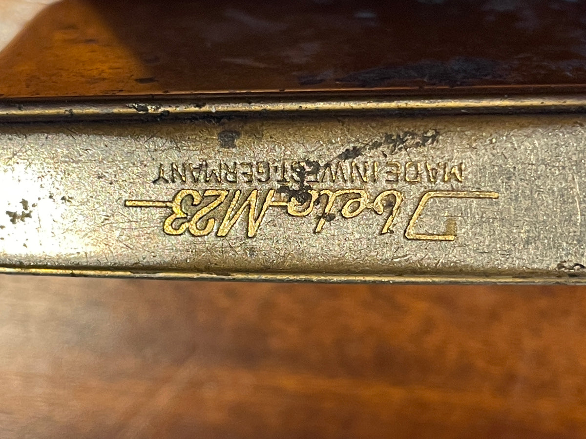 Vintage Pair of Pocket Lighters: Ronson Standard in Fitted Case and Ibelo M23 West German Lighter – Mid-20th Century