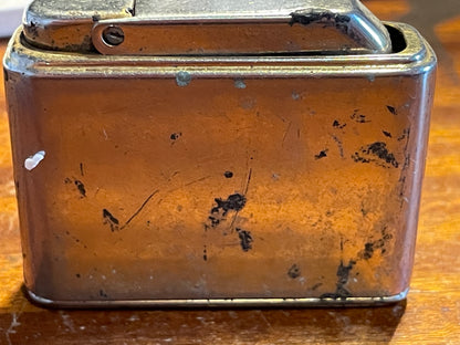 Vintage Pair of Pocket Lighters: Ronson Standard in Fitted Case and Ibelo M23 West German Lighter – Mid-20th Century