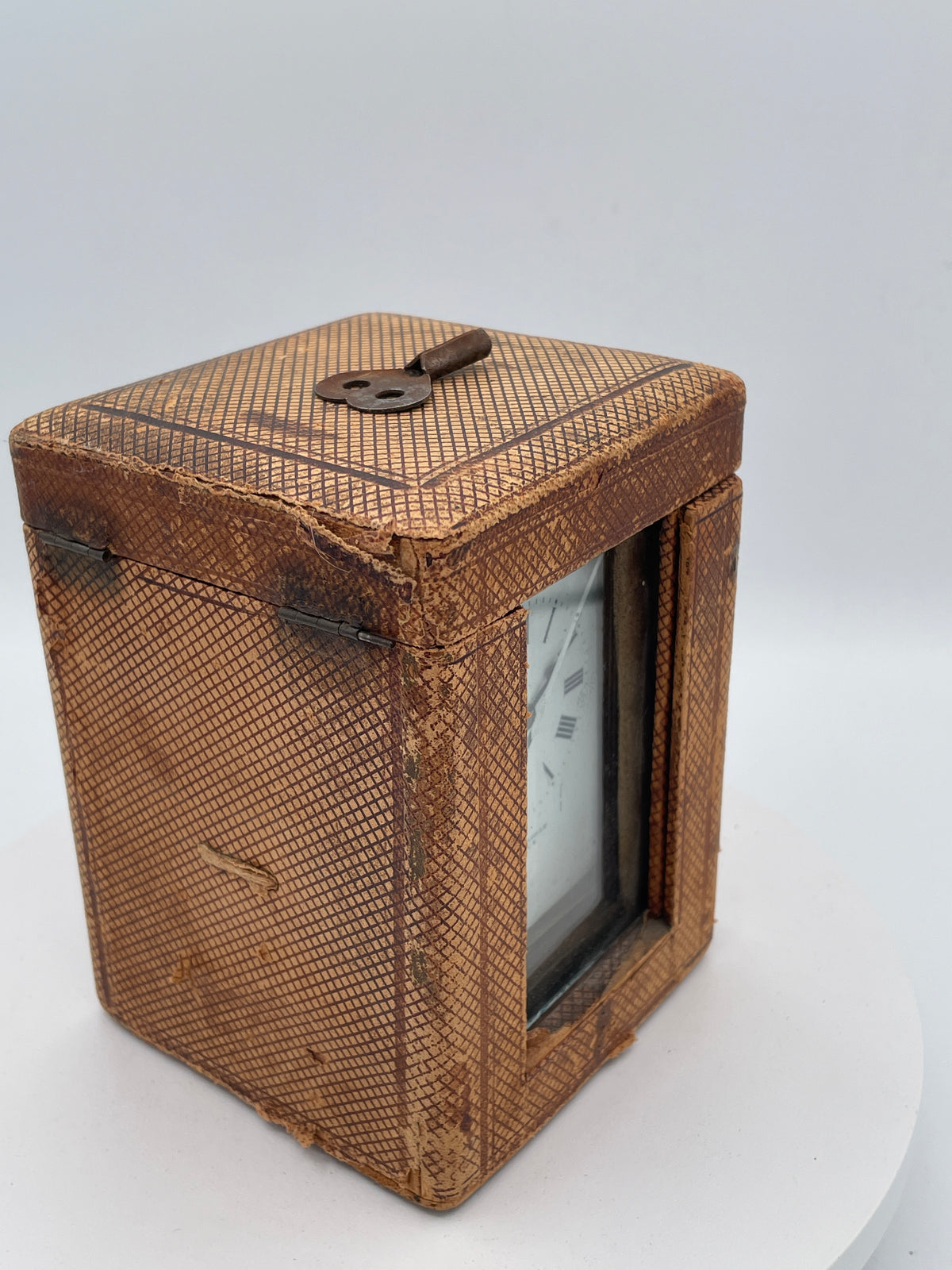 Antique Mappin & Webb Brass Carriage Clock with Original Travel Case and French Movement – Late 19th / Early 20th Century