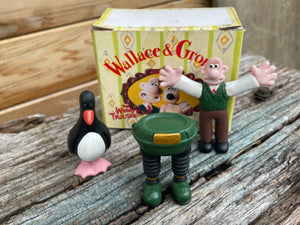 Original box of Wallace and Gromit characters from The Wrong Trousers