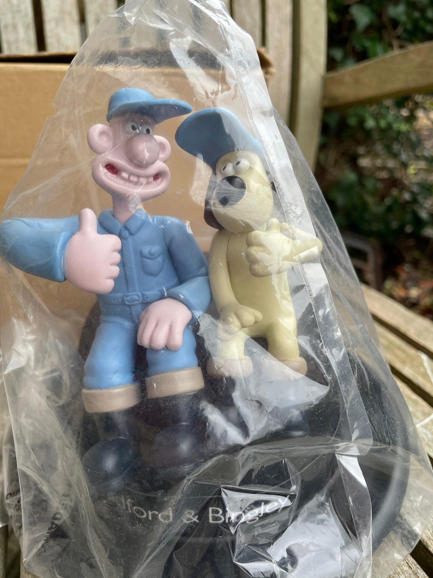 Wallace and Gromit advertising money box in original box