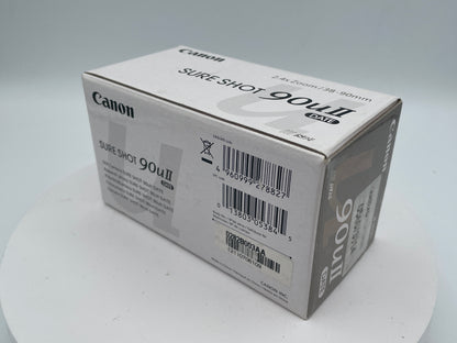 Canon Sure Shot 90u II Date 35mm Point & Shoot Film Camera – Mint Unused Condition in Original Box