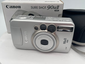 Canon Sure Shot 90u II Date 35mm Point & Shoot Film Camera – Mint Unused Condition in Original Box