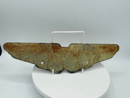 Vintage Cast Iron Aston Martin Winged Garage Sign / Wall Plaque – 33cm Wide
