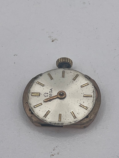 Vintage Ladies Omega 17-Jewel Caliber 242 Mechanical Watch Movement – 18mm Working Restoration Part (c. 1960)