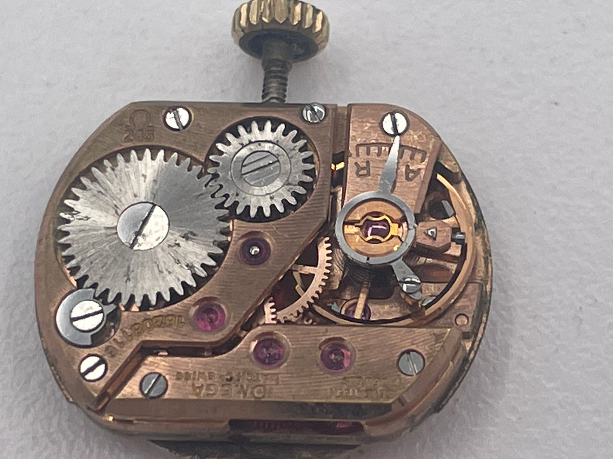 Vintage Ladies Omega 17-Jewel Caliber 242 Mechanical Watch Movement – 18mm Working Restoration Part (c. 1960)
