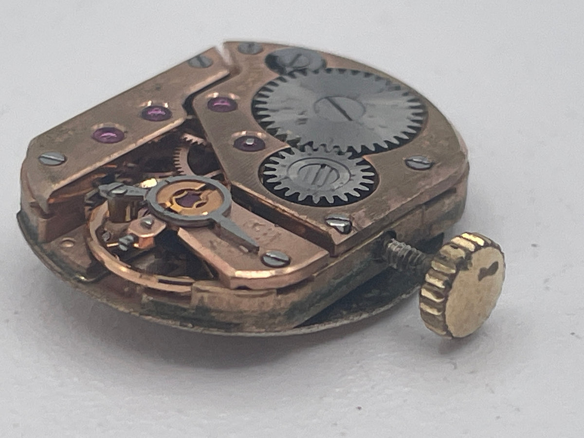 Vintage Ladies Omega 17-Jewel Caliber 242 Mechanical Watch Movement – 18mm Working Restoration Part (c. 1960)