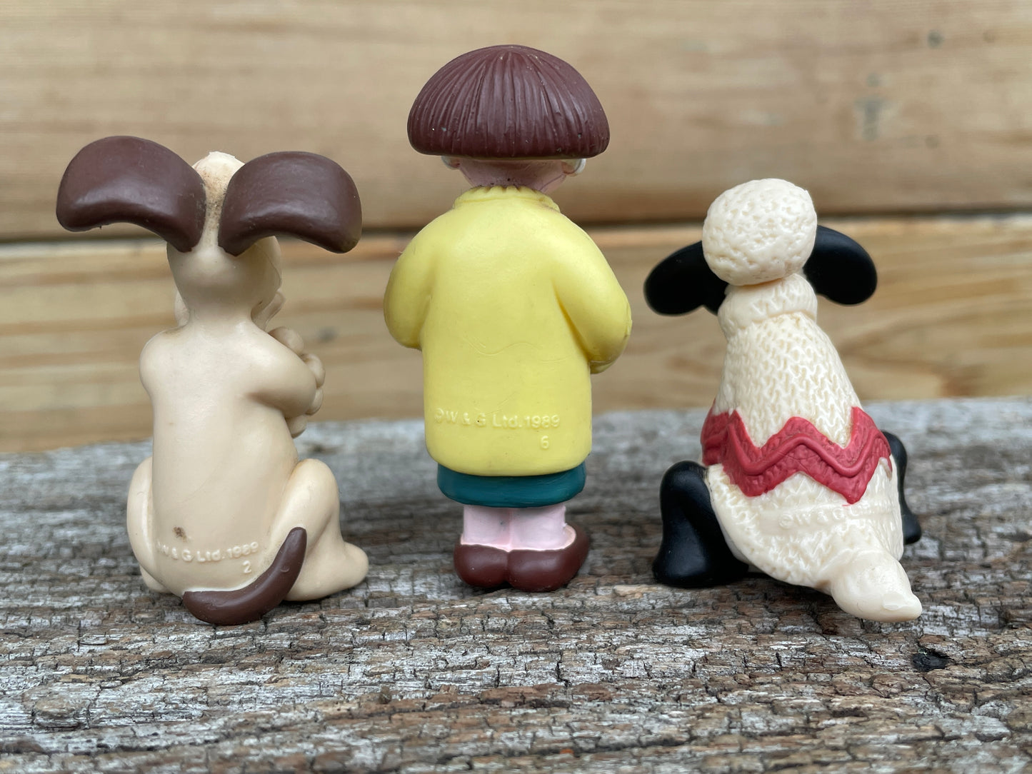 Wallace and Gromit - Gromit, Shaun the sheep and Wendoline figurine collection