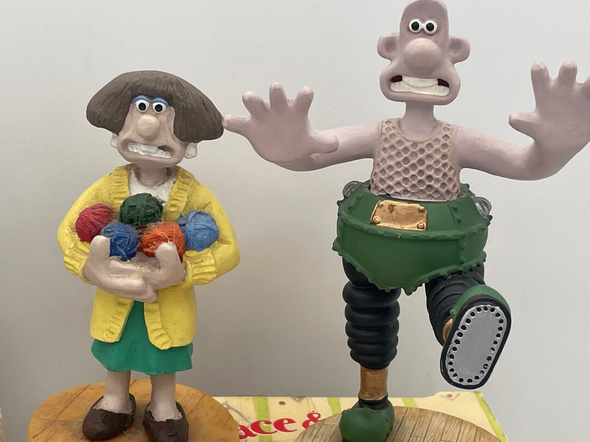 Wallace & Gromit A Close Shave Figurine Collection x3 | Boxed & Unboxed Set