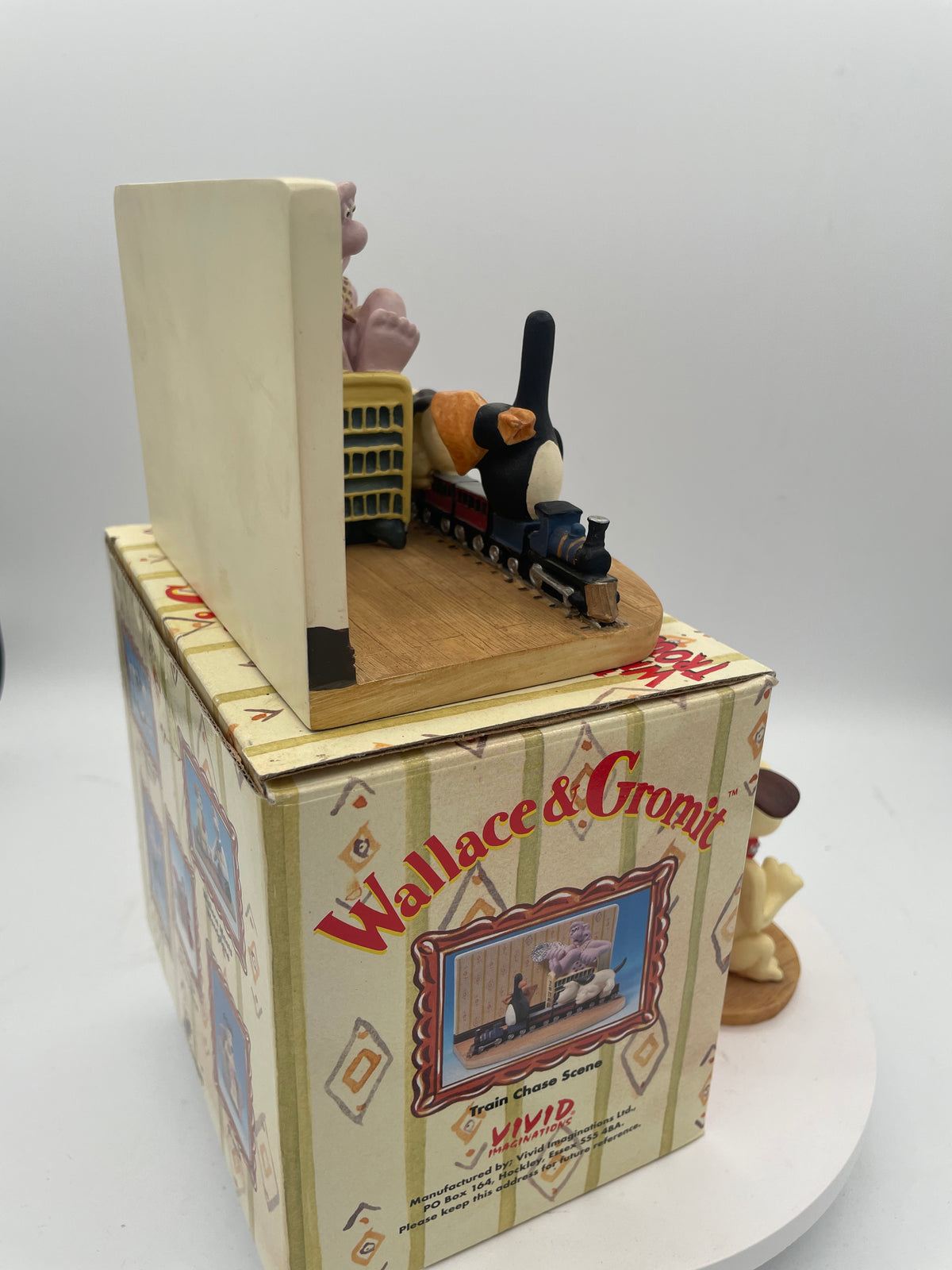 Wallace & Gromit The Wrong Trousers Train Chase Boxed Scene & Figures x3 Set