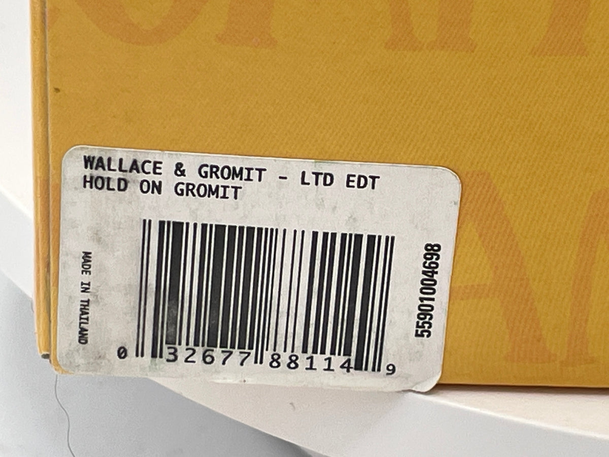 Coalport Wallace & Gromit "'Hold on Gromit'" Limited Edition Porcelain Figurine | Boxed Set