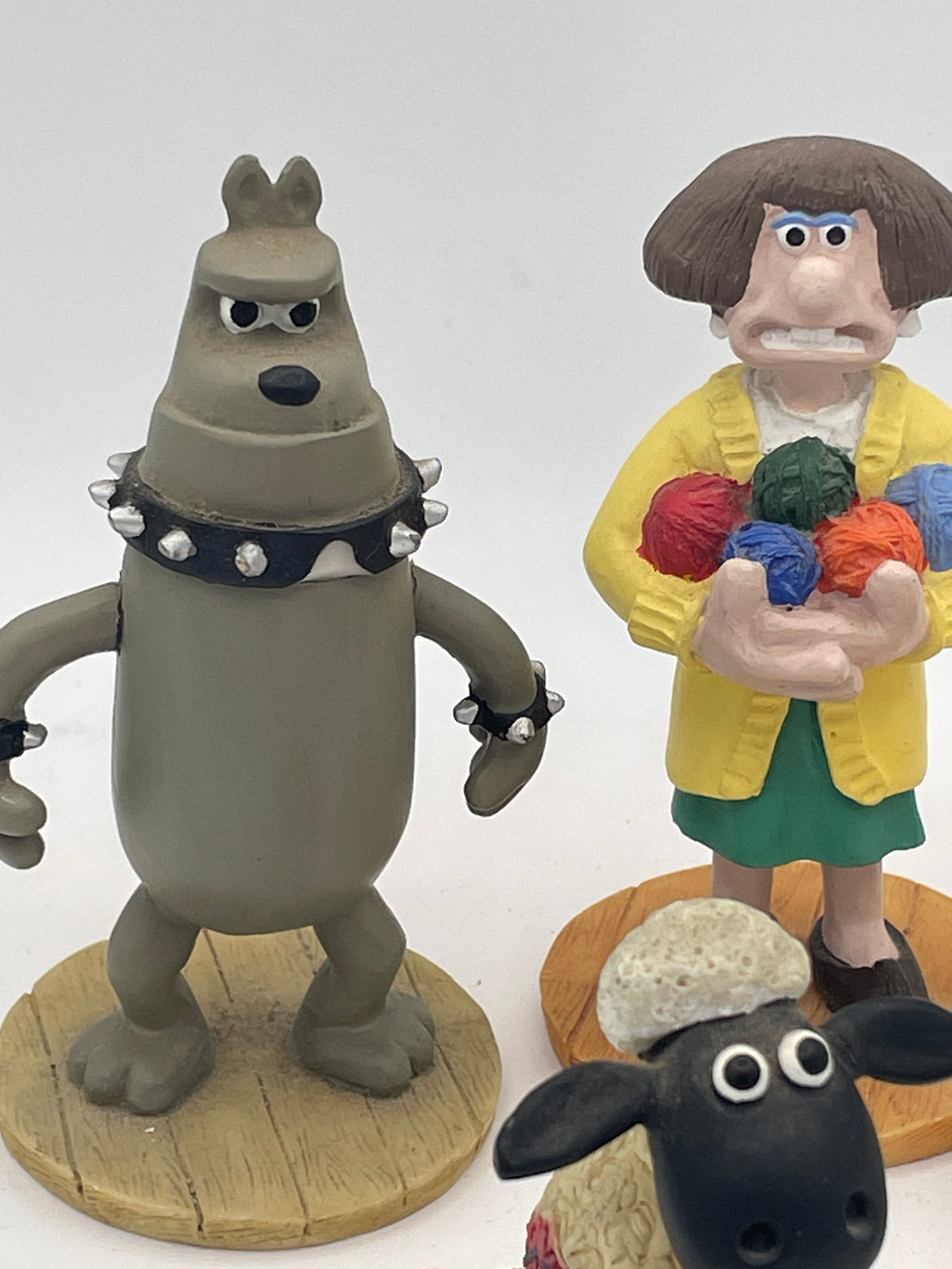 Wallace & Gromit A Close Shave Figurine Set x4 | Wendolene, Preston, Gromit & Shaun