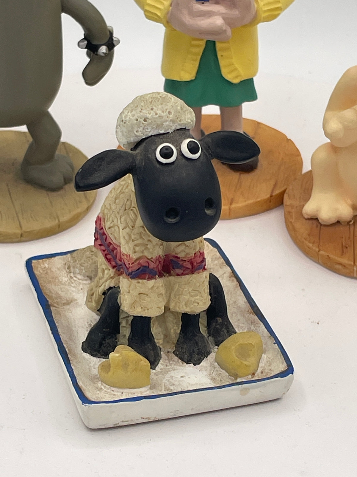 Wallace & Gromit A Close Shave Figurine Set x4 | Wendolene, Preston, Gromit & Shaun