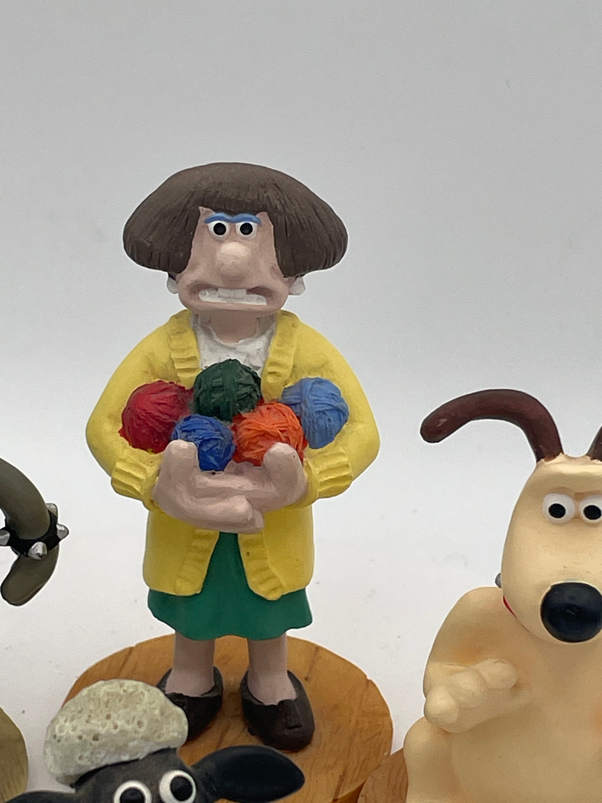 Wallace & Gromit A Close Shave Figurine Set x4 | Wendolene, Preston, Gromit & Shaun