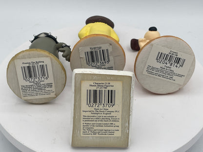 Wallace & Gromit A Close Shave Figurine Set x4 | Wendolene, Preston, Gromit & Shaun