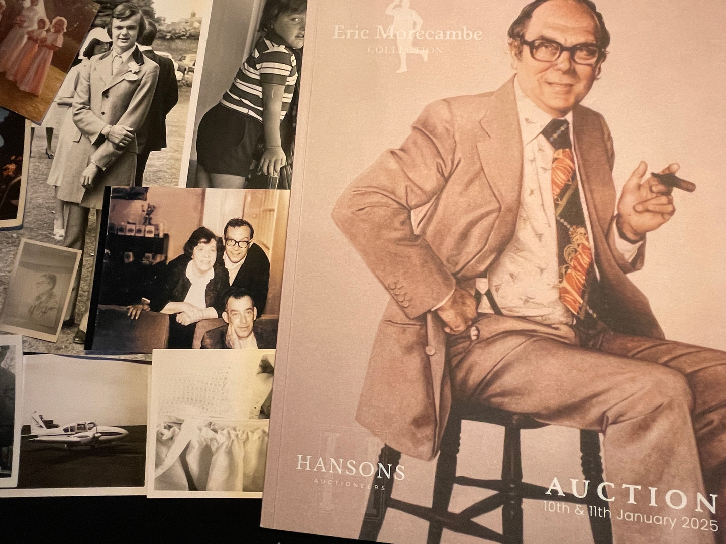 Unique personal collection No. 2 of Eric Morecambe’s family photos from his private study