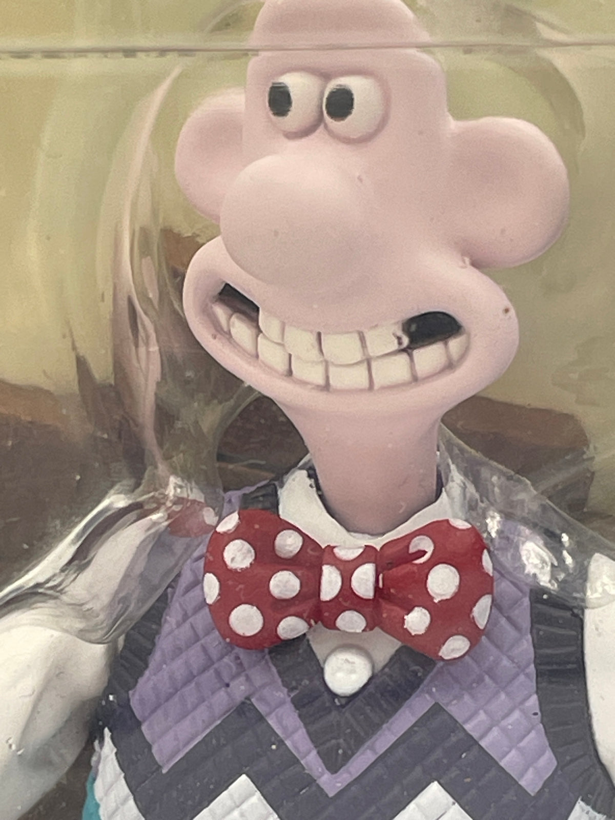Wallace & Gromit The Curse of the Were-Rabbit Wallace Action Figure | McFarlane Toys 2005 Carded Blister Pack