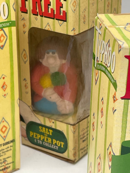 Wallace & Gromit Typhoo Tea Promotional Figurine & Salt/Pepper Pot Collection | Boxed Set