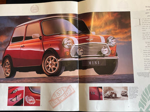Original 1992 Rover Mini sales catalogue pub. No. 4311